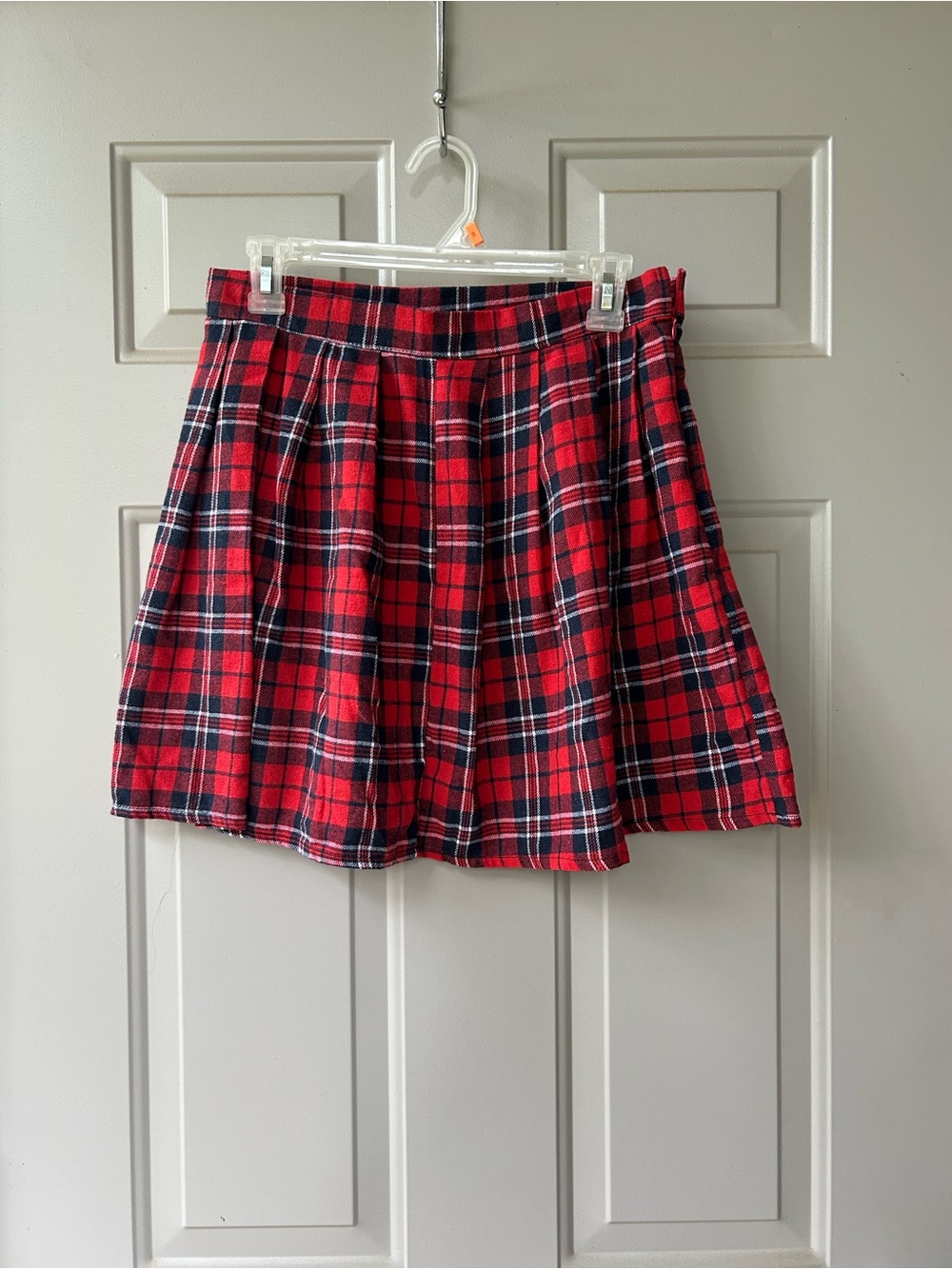 SHEIN Plaid Midi Skirt